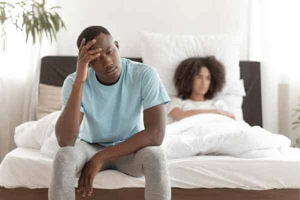 Man upset about ED symptoms ENGLAND
