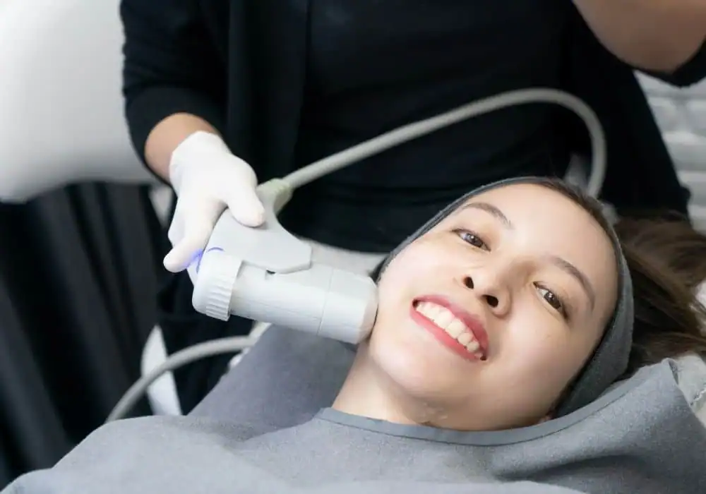 HIFU treatment ENGLAND in progress
