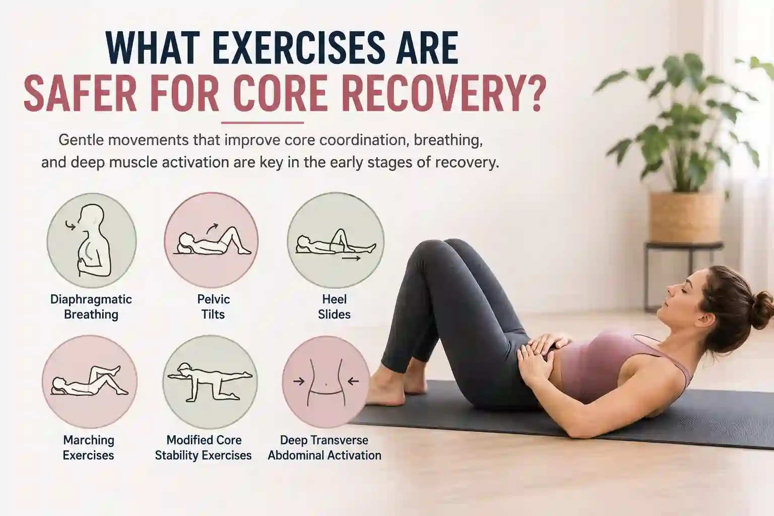 What Exercises Are Safer for Core Recovery ENGLAND