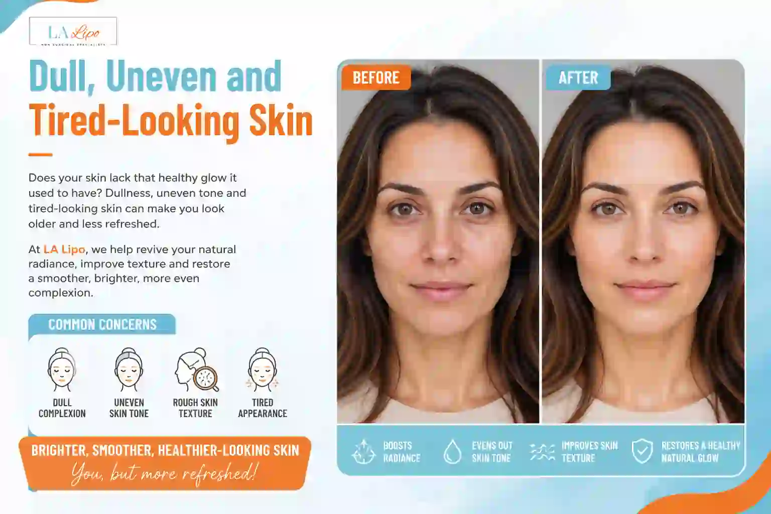 Sign #5: Dull, Uneven and Tired-Looking Skin ENGLAND