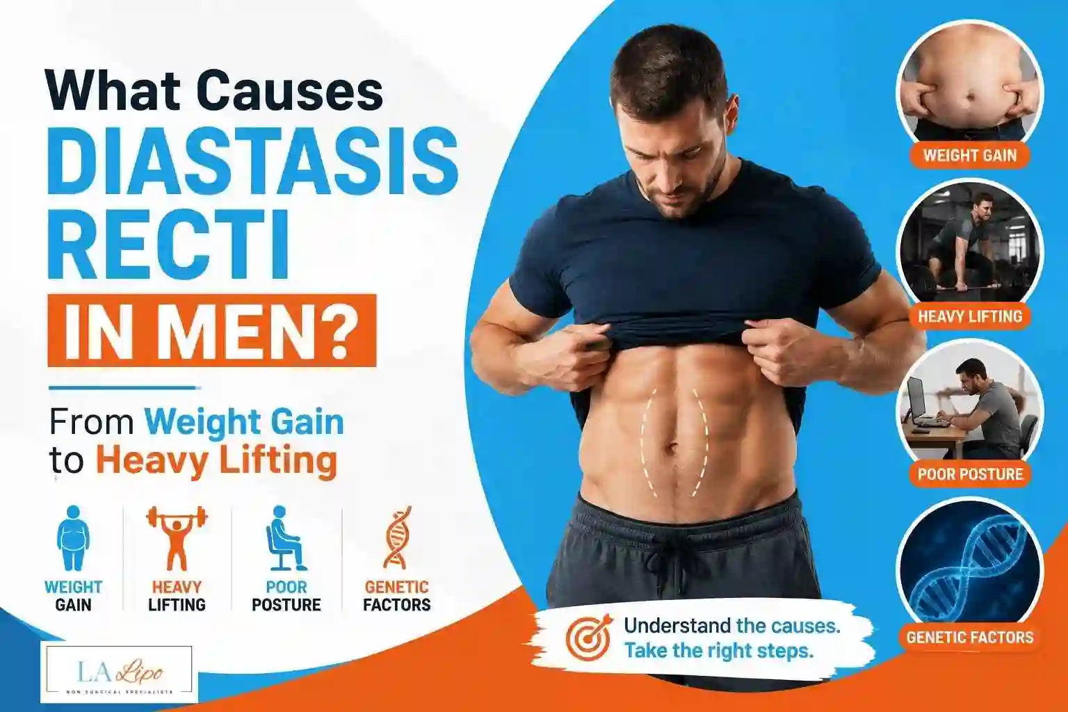 What Causes Diastasis Recti in Men? From Weight Gain to Heavy Lifting ENGLAND